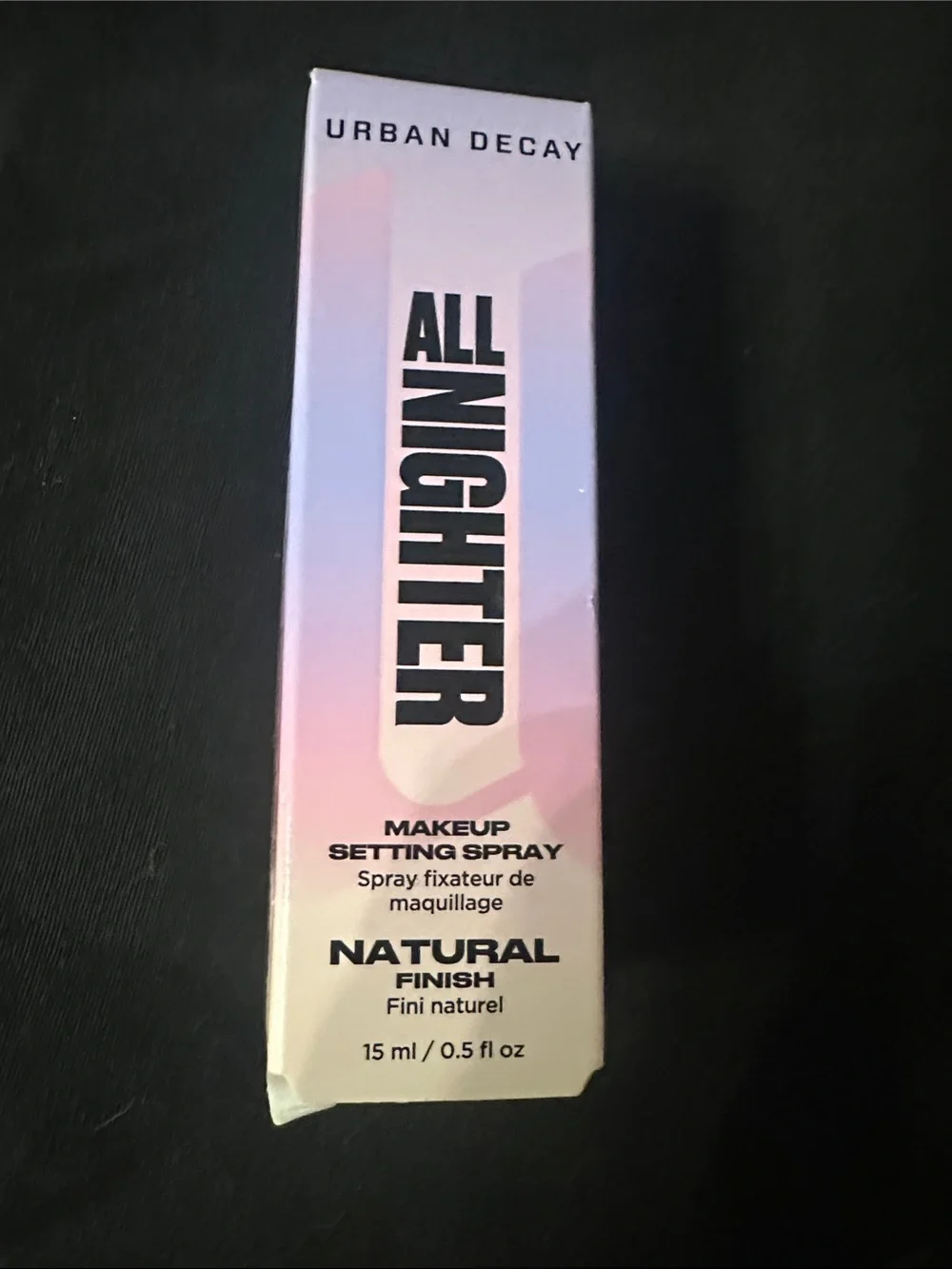 Urban Decay All Nighter Makeup Setting Spray - .5 oz New unopened
